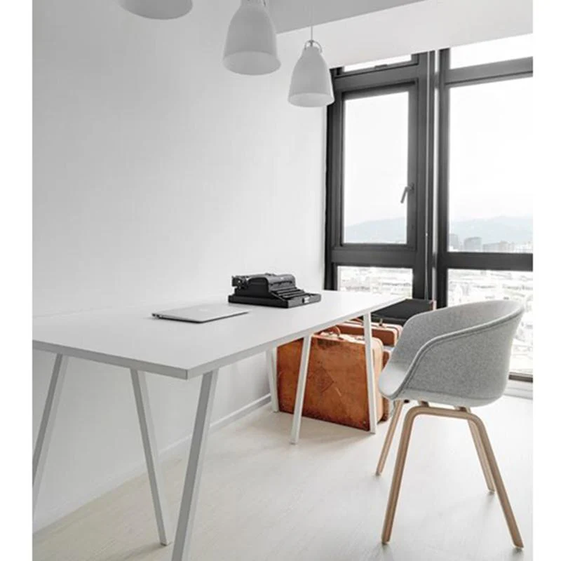 ZOEY Minimalist Ultra Slim Wooden Dining Office Table - Image 3